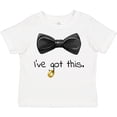 thumbnail image 3 of Inktastic I've Got This- Black Bow Tie with Wedding Ring Boys Toddler T-Shirt, 3 of 5