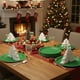 thumbnail image 4 of Juego de 10 Platos de Papel Navideños Desechables Rojos y Verdes de 23 y 18 Cm para Fiestas Navideñas | Vajilla Navideña para Reuniones Familiares, Eventos de Oficina y Fiestas Escolares, 4 of 6