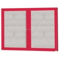 thumbnail image 3 of Aarco Products DCC3648RR 48 in. W x 36 in. H Enclosed Aluminum Bulletin Board - Red, 3 of 3