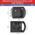thumbnail image 3 of Cerradura de Puerta para Motorhome RV Designer T507 con Cerrojo, 3 of 8
