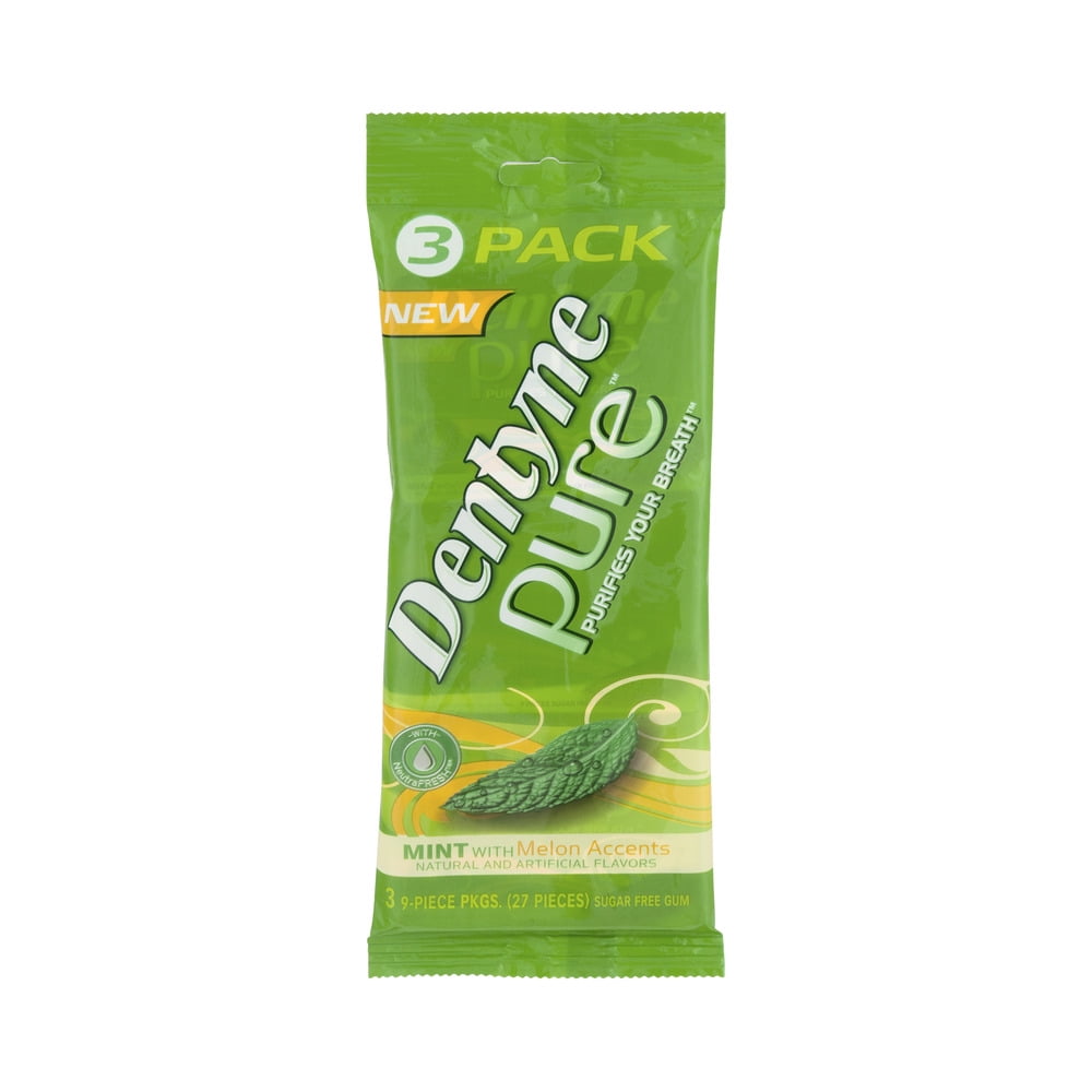 Dentyne Pure Mint with Melon Accents Sugar Free Gum 3 PK, 3.0 PACK by Kraft Foods, Inc.