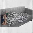 thumbnail image 6 of Evergreen Soft Flannel Fleece Blanket, Close Up Detailed Sketch Art Motifs of Pine Cones Pencil Drawn Like, Cozy Plush for Indoor and Outdoor Use, 50" x 60", Charcoal Grey and White, by Ambesonne, 6 of 6