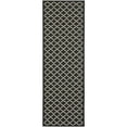 thumbnail image 1 of Safavieh Courtyard Black Indoor Outdoor Rug - Runner 2'3" x 22', 1 of 5