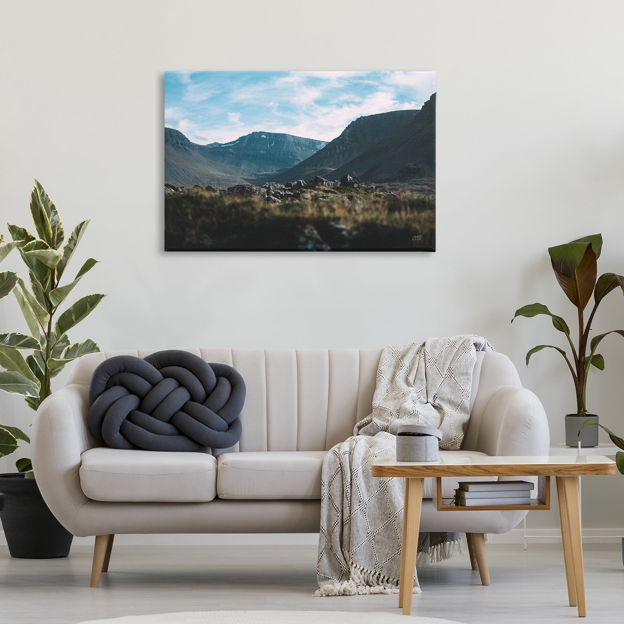 Stupell Industries Iceland Hike Landscape Landscape & Nature Photography Wrapped Canvas Art Print Wall Art, 36 x 24