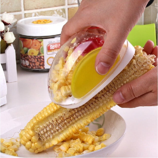 Pelador de elotes, pelador de elotes, cortador de elotes, mazorca de elote, pelador de elotes, qu Rojo Verde