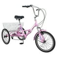 thumbnail image 2 of Lilypelle 20/24/26" Adult Tricycle Folding Tricycle 3 Wheel Bikes 7 Speed Trikes with Shopping Basket for Seniors Adult, 2 of 15