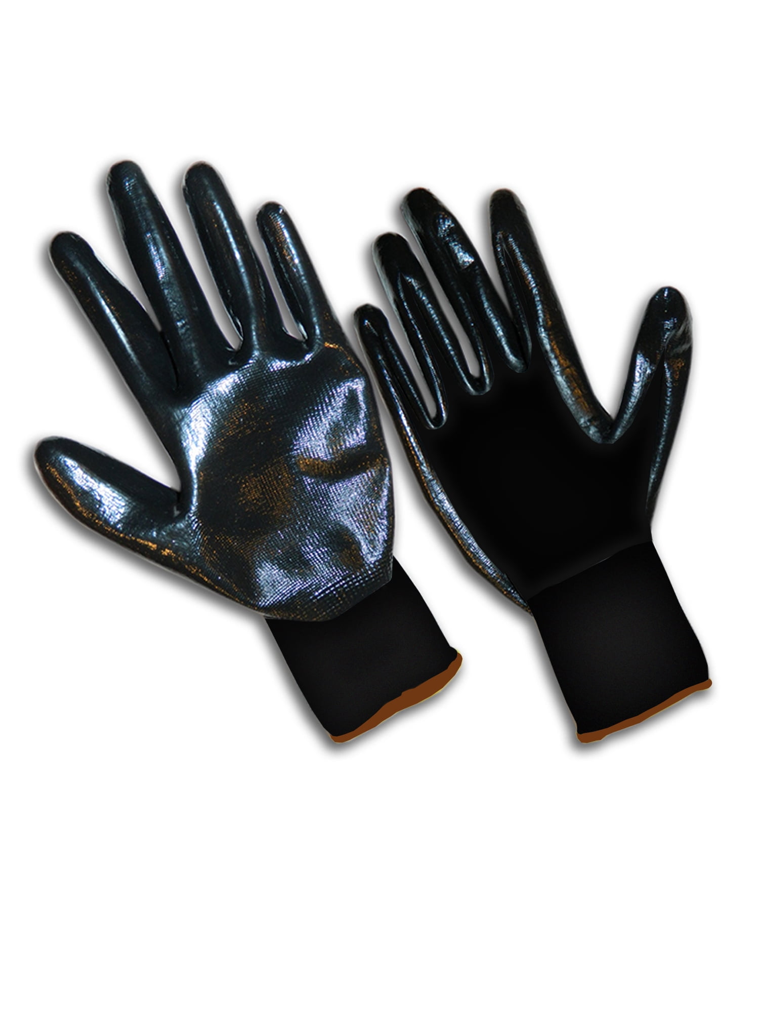 CD9400-L-3PK, Nitrile Coated Gloves, Smooth Finish, 3 Pair Value Pack