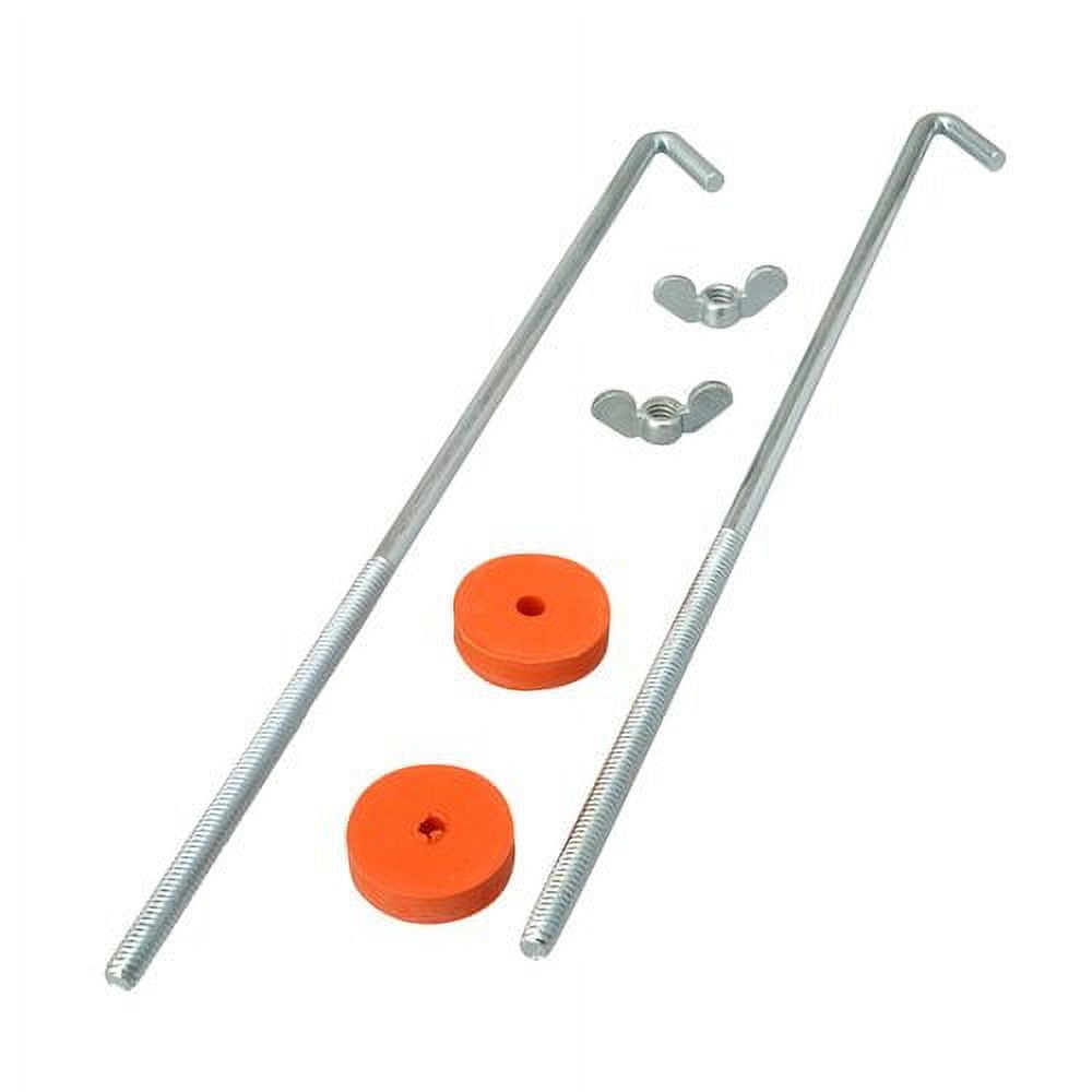 Everstart 966-10W 10-Inch J-Hook Battery Bolt, Tempered Steel