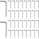 thumbnail image 1 of 2.5x13x25mm,100pcs L Hook Bolts L Shape Right Angle Screw Hook Screw Straight Slot Hook L Hook Galvanized Screw Wall Hook, 1 of 5