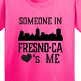 thumbnail image 4 of Inktastic Fresno California Someone Loves Me Skyline Youth T-Shirt, 4 of 5