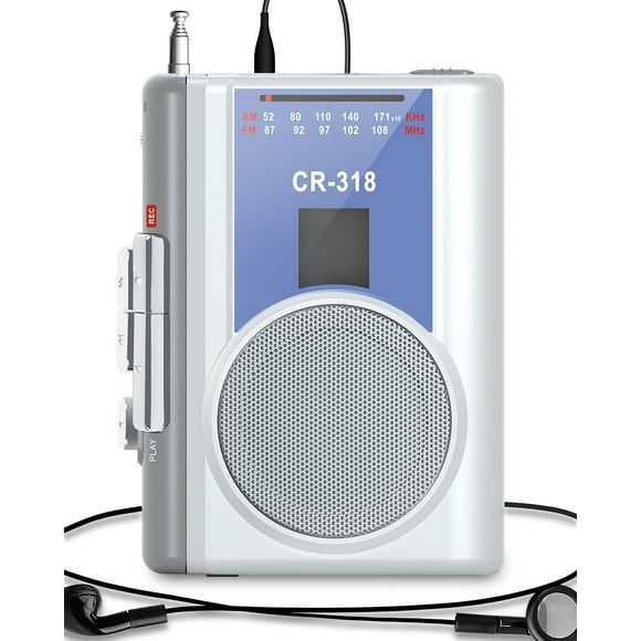 Grabadora de casetes Gracioso Walkman AM FM Vintage