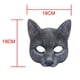 thumbnail image 2 of Máscara de gato jinwen para Halloween disfraz Cosplay Cubierta facial, 2 of 8