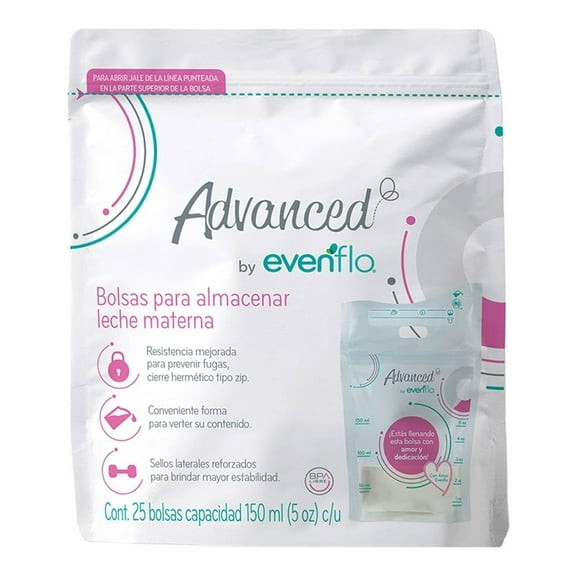 Bolsa de lactancia Advanced by Evenflo 25 pzas