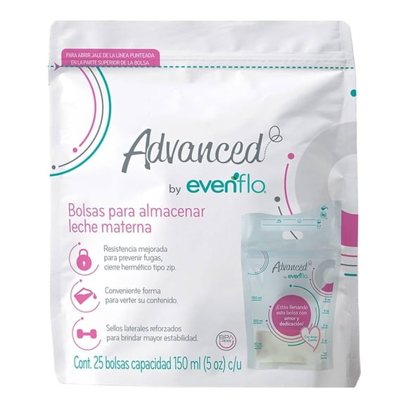 Bolsa de lactancia Advanced by Evenflo 25 pzas