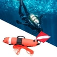 thumbnail image 1 of Flotador de boya de alta con cuerdas de 25 Marcador de señal reflectante equipo de seguridad de Flotador Baoblaze Rojo, 1 of 8