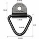 thumbnail image 1 of 4 Uds. Punto de gancho de amarre para asegurar la carga, amarre con anillo en V, ancla de alta resistencia forjada ZefeiWu 8390606558923, 1 of 1