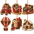 thumbnail image 2 of 2026 New Christmas Diamond Painting Suncatcher Kit, 6Pc Acrylic DIY Diamond and Pearl Art Painting, Mini Crystal Art Hanging Ornament Kit, Xmas Decorations for Home Wall Tree and Gift, 2 of 7