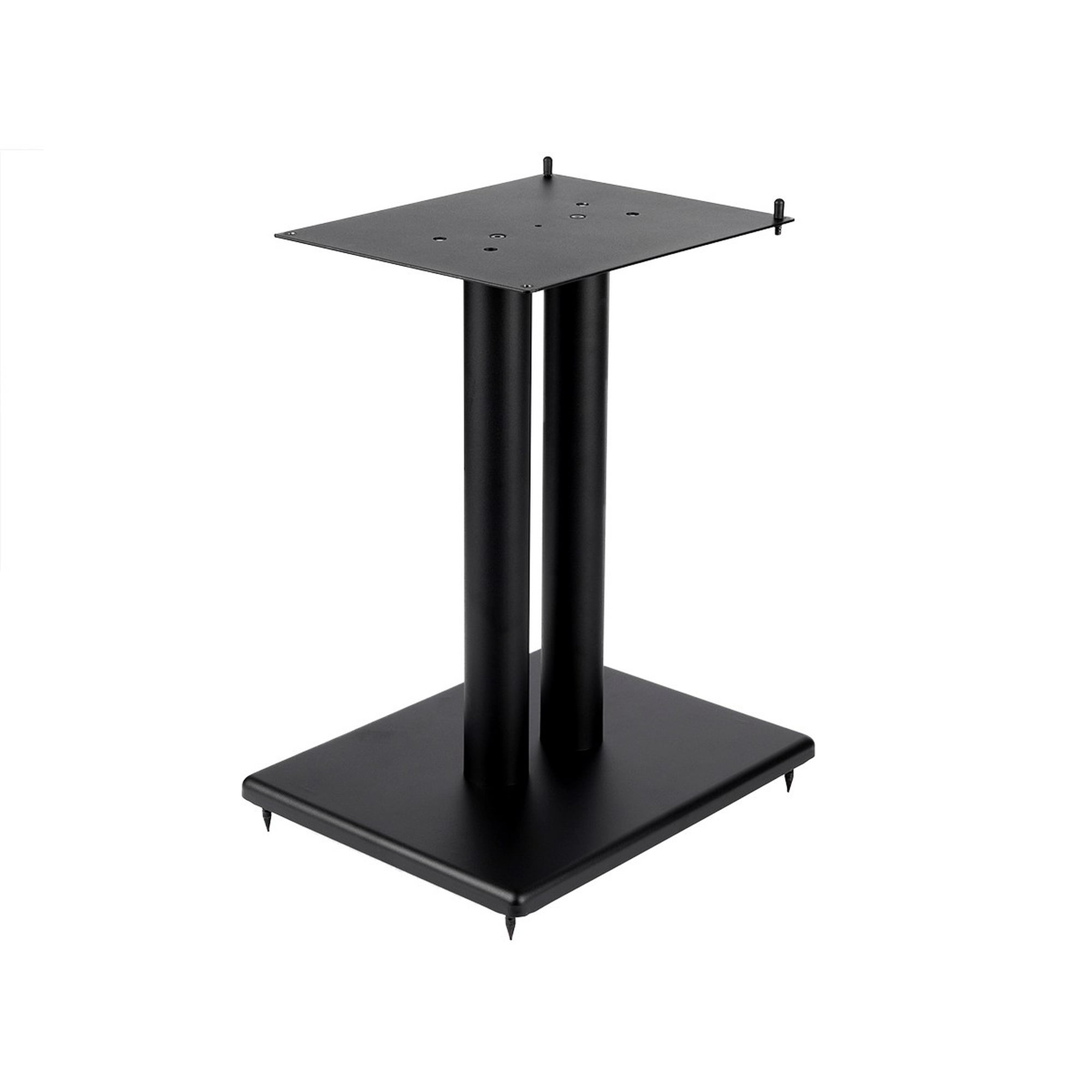 Monoprice Monolith 18in Steel Speaker Stand with Adjustable Top Plate (Each) Hold Speakers Weighing Up To 75 Pounds, Scratch‑Resistant, Perfect For Center or Bookshelf Speakers