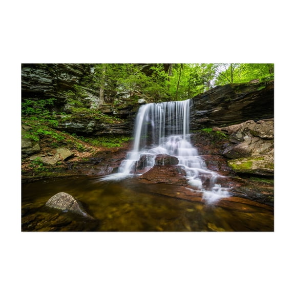 B. Reynold's Falls - Pennsylvania Photography Unframed Wall Art Print 5 x 7 inches