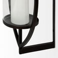 thumbnail image 5 of Mercana Drax 22"H Black Metal Decorative Wall Candle Holder, 5 of 6