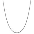 thumbnail image 6 of 14K White Gold 1.75mm Round Box Chain 24 Inch, 6 of 6