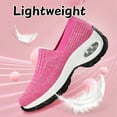 thumbnail image 3 of CHICVOMEY Womens Orthopedic Walking Shoes Breathable Knitted Mesh Loafers Air Cushion Arch Support Lightweight Jogging Shoes for Daily Walker Comfort Diabetic Friendly, 3 of 10