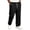 Black, variant on Men's Fleece Baggy Sweatpants Wide Leg Lounge Sweat Pants with Pockets