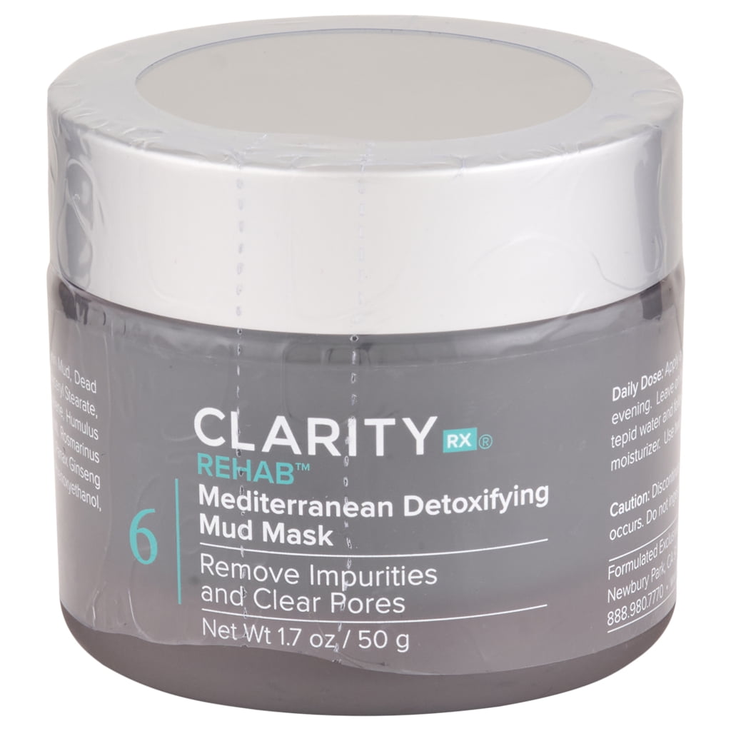 ClarityRx Rehab Mediterranean Detoxifying Mud Mask 1.7 oz