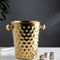 thumbnail image 1 of Greenadscape 1Ud De Hielo Dorado De Acero Inoxidable Con Único Ideal Para Bares Y Fiestas, 1 of 8