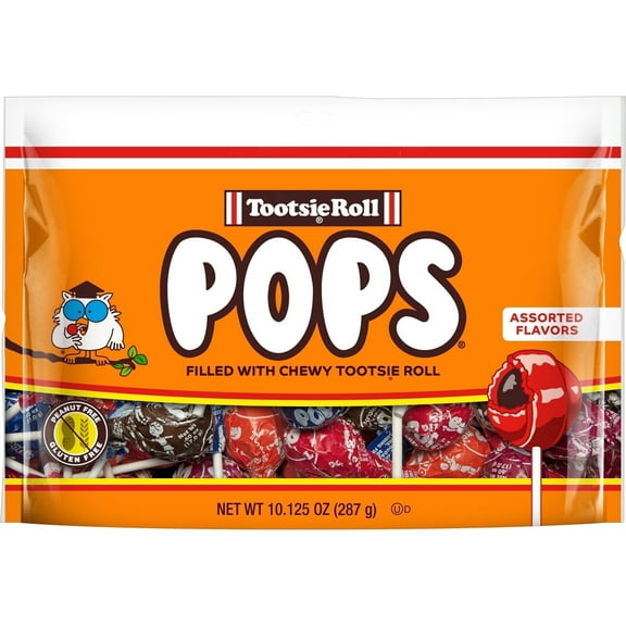 (2pack) Tootsie Pops, Assorted Flavor Gluten Free Lollipops, 10.12 oz