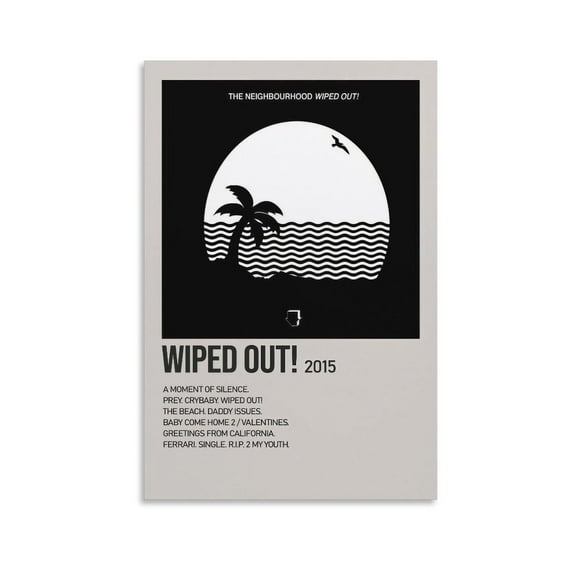 Wiped Out The Neighbourhood Canvas Poster Bedroom Decor Office Decor Gifts