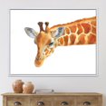 thumbnail image 3 of Designart Portrait of A Giraffe IX FLOAT FRAME WALL ART, 3 of 4