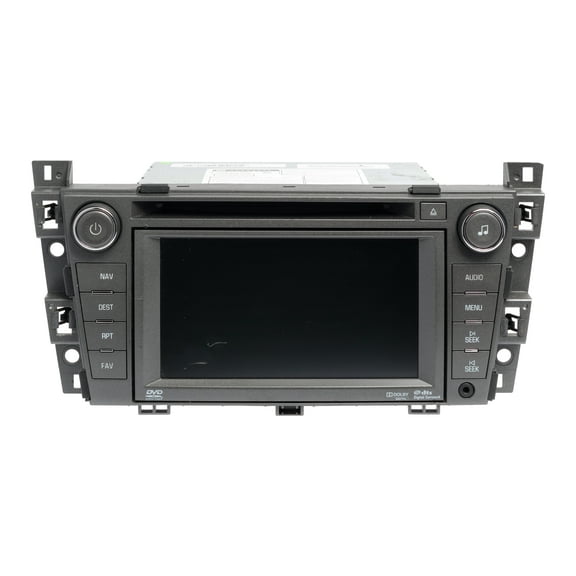 Restored 2009-2011 Cadillac DTS AM FM Radio CD Player DVD Navigation w Aux Input 25993432 (Refurbished)