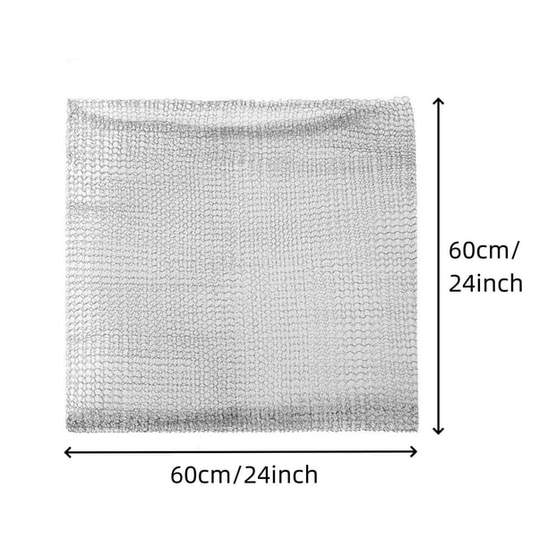 Bolsa de malla metálica de acero inoxidable 304 tejida para filtro de plantas, insectos y prevención.