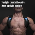 thumbnail image 3 of eavy Duty Shoulder Straps & Posture Corrector for Men & Women, Adjustable Back Brace for Hunchback Correction, Bench Press & Weightlifting Support for Gym & Home Office, 3 of 9