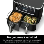 Ninja Foodi 6-in-1 Smart 10-QT 2-Basket Air Fryer with Thermometer, DZ550