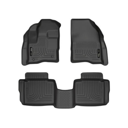 Husky Liners 98701 Weatherbeater Floor Mats Fit 2010-2019 Ford Taurus - Front/2nd Seat - Black