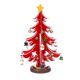 thumbnail image 1 of LUVCLS Árbol de Navidad de madera 3D Mini decoración de escritorio Juego de juguetes navideños con mini adornos y, 1 of 7