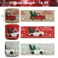 thumbnail image 3 of BadPiggies 16.4ft Christmas Wired Burlap Ribbon Vintage Truck for DIY Christmas Tree Crafts Floral Bows Decoration, 3 of 7