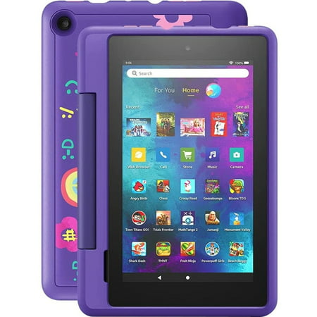 Amazon Fire 7 Kids' 16GB Pro Tablet 7" - Purple Emoji