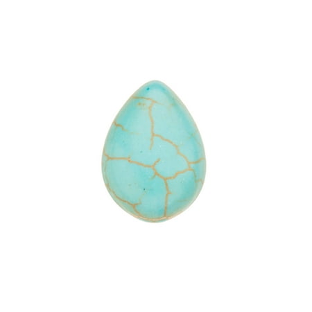 - 20pcs 13x18mm Teardrop Imitation Turquoise Cabochon