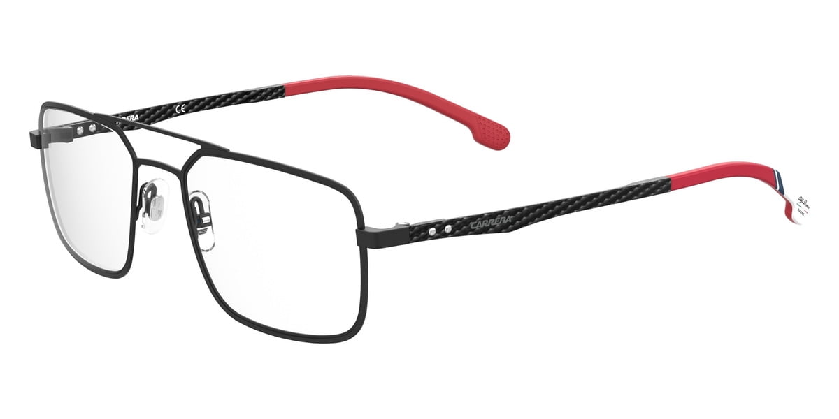 Carrera Full Rim Rectangular Matte Black Eyeglasses