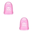 thumbnail image 2 of Methold Silicona guitarra puntas de los dedos protectores de dedos ukelele Fingerstall transparente no alergénico reutilizable instrumentos Rosa XS 2piezas, 2 of 6