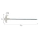 thumbnail image 2 of AURARMLET 6Ud Estacas De Con Recubrimiento Plástico Para Sujetar Tiendas Y Refugios, 2 of 8