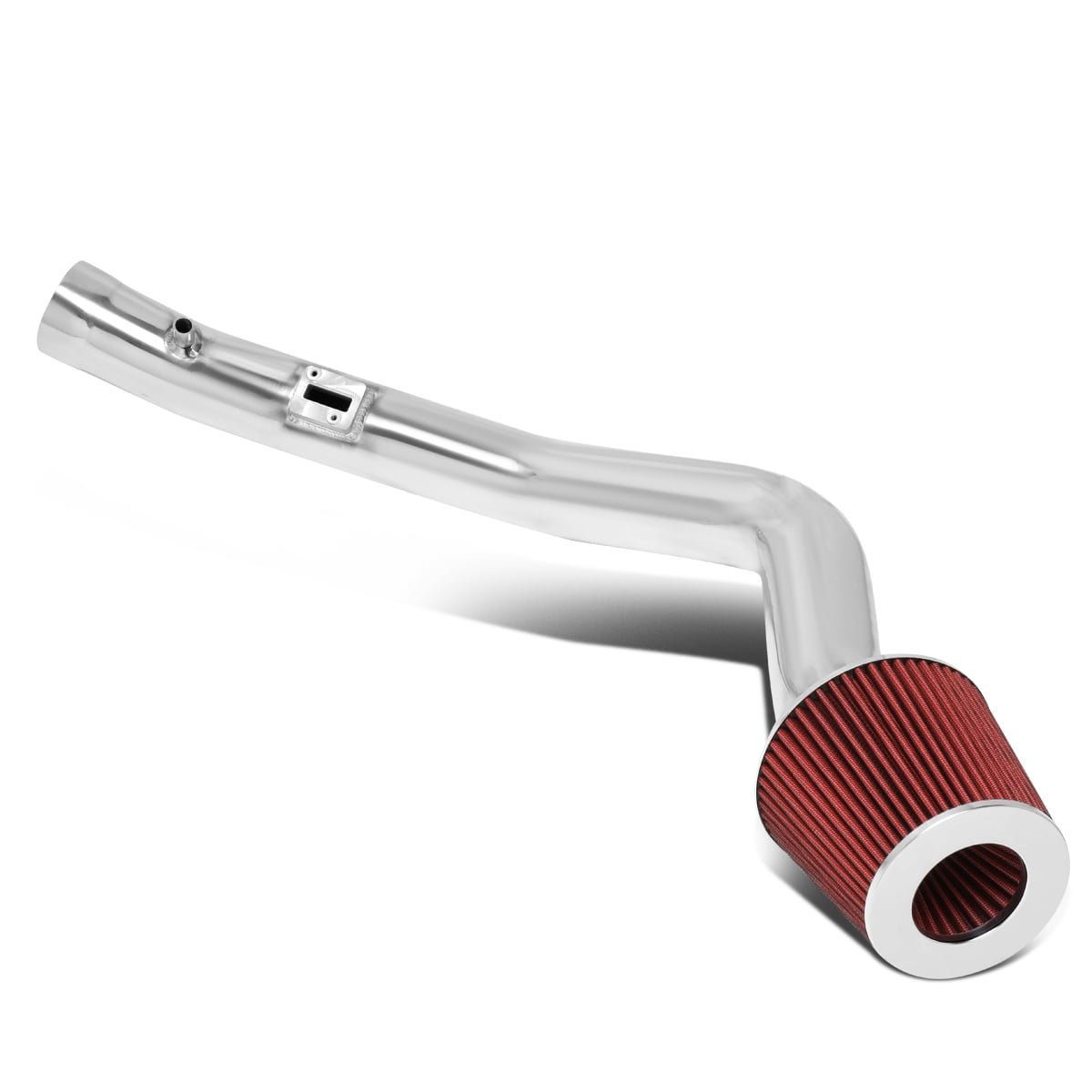 DNA Motoring ITK-0007-RD Aluminum Cold Air Intake System w/Red Filter 