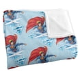 thumbnail image 3 of Superman Arctic Warrior Officially Licensed Silky Touch Super Soft Throw Blanket 36" x 58", 3 of 8
