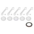 thumbnail image 1 of Cubierta de manija de puerta Unique Bargains para Jeep Wrangler JK JKU 2007-2018, cubierta de manija de portón trasero, juego de guardas de receso, decoración exterior, trim ABS, 1 juego blanco, 1 of 6