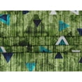 thumbnail image 4 of oneOone Velvet Olive Drab Fabric Texture & Triangle Geometric Diy Clothing Quilting Fabric Print Fabric By Yard 58 Inch Wide, 4 of 5