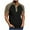 Khaki, variant on Kilaqueen Mens Henley Shirts Short Sleeve Raglan Color Block Button Crew Neck T-Shirt Summer Casual Classic Muscle Fit Tee Shirt