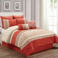 thumbnail image 3 of Riverbrook Home Janna Embroidered Spice 8pc Queen Comforter Set, Adult, 3 of 5